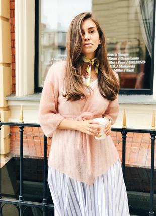 Кардиган оверсайз з кід мохеру