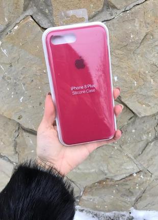 Рожевий чохол для iphone7+/8+