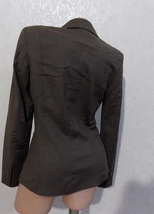 Пиджак на пуговицах с карманами коричневый фирменный vero moda размер 42-443 фото