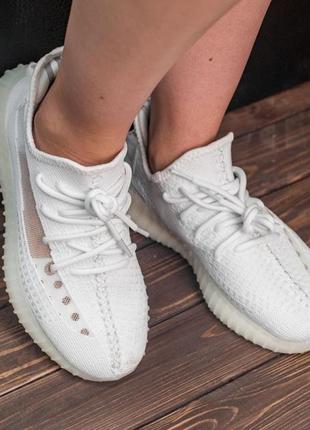 🌼adidas yeezy boost 350🌼 білі кросівки адідас ізі буст