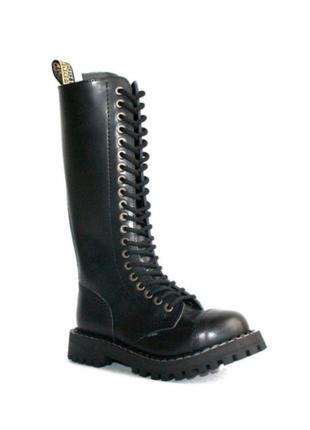 Круті шкіряні черевики сталевий носок steel гади гріндера гріндерси крутые кожаные стальной стилы6 фото