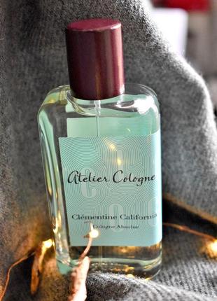 Atelier cologne clementine california💥оригинал 2 мл распив затест8 фото
