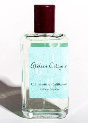 Atelier cologne clementine california💥оригинал 2 мл распив затест9 фото