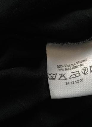Базовая чёрная вискозная блузка/xl/ brend lisa campione4 фото