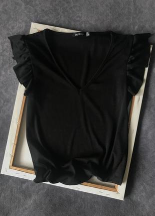 Футболка туніка в рубчик