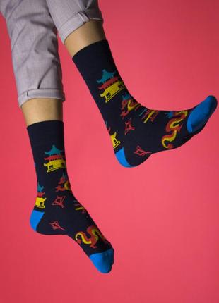 Кольорові шкарпетки double ro socks