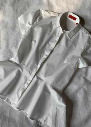 Женственная белая фирменная блуза3 фото