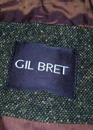 Шерстяное пальто прямого силуэта gil bret6 фото