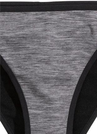 Плавки бикини на завязках женский серый h&m2 фото