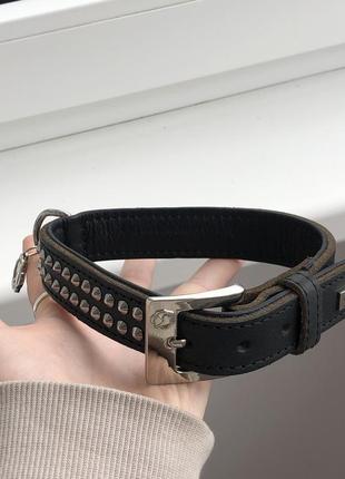 Шкіряні нашийники для собаки