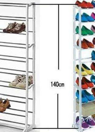 Полка для обуви на 30 пар amazing shoe rack4 фото