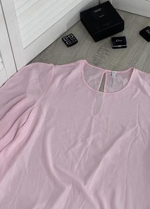 Сорочка блузка блуза imperial імперіал італія рожева1 фото