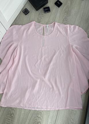 Сорочка блузка блуза imperial імперіал італія рожева2 фото