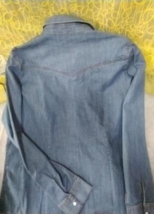 Сорочка джинсова жіноча, р.426 фото