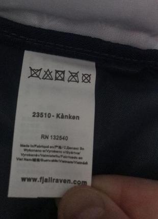 Рюкзак fjallraven kanken art blue купити фьялравен канкен синій з єнотами7 фото