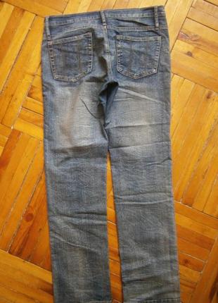 Гламурные джинсы женские с серебряной накаткой parisian uk12 46-48р5 фото