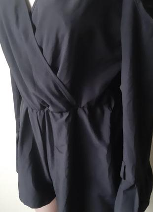 Класичний комбінезон ромпер шорти блузка2 фото