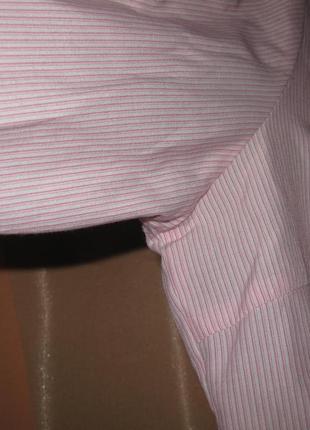 Ніжно рожева блузка з манжетами, egr,12uk, км0927, в офіс, на роботу, ошатна.3 фото