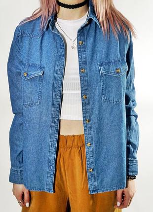 Легка джинсова сорочка pull&bear