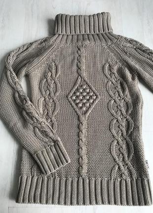 Тёплый вязаный свитер светр вязаний
