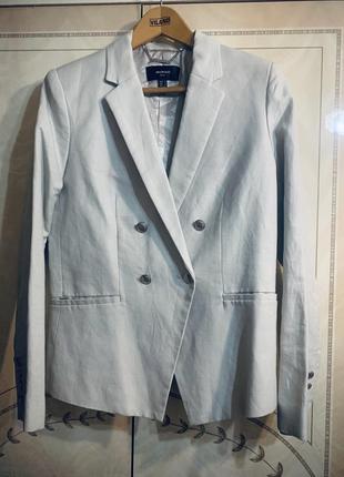 Пиджак mango лён💯