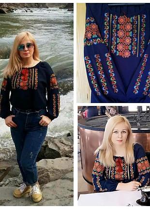 Шифонова вишиванка "гуцулочка"