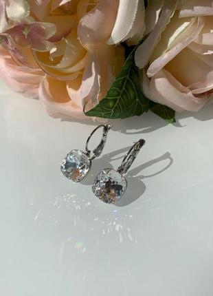 Серьги сваровски