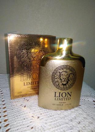 Туалетна вода lion limited for men edt 100ml tester/мужская туалетная вода