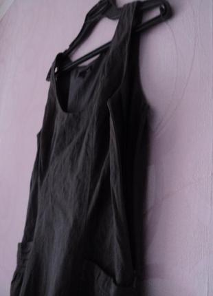 Серо-черное платье в офис2 фото