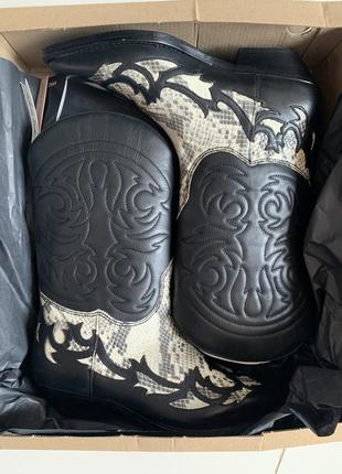 Ковбойки шкіряні mango 6