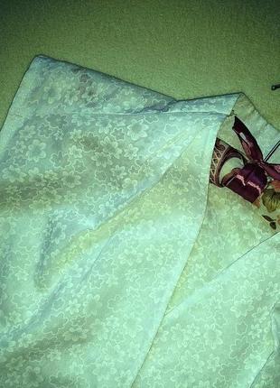 Белоснежная блузка оригинального фасона из батиста, размер s4 фото