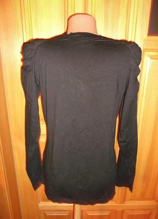 Водолазка черная рукав букле  пуловер джемпер распродажа р. s-m3 фото