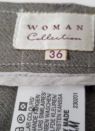 Костюм "woman collection for h&m" брючный бежевый в клетку (швеция).8 фото