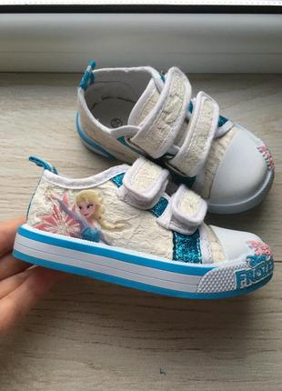 Кросовочки frozen disney 20 р , кеди , кросівки, тапочки.