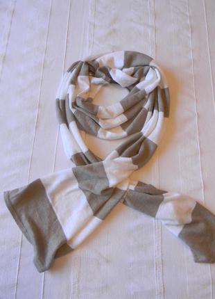 Льняной шарф gofontana р.220х28,5 новый