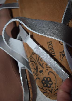 Шкіряні ортопедичні шльопанці шльопанці сандалі босоніжки matas р. 40 26-26,5 см3 фото