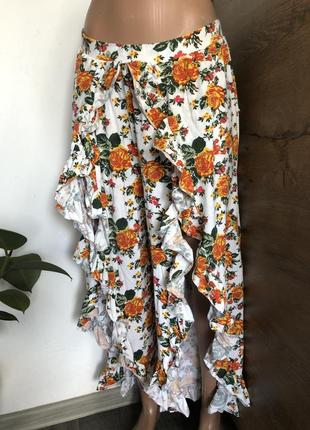 💫летние брюки с разрезами спереди asos