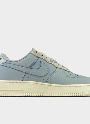 Нереальные женские кроссовки nike air force 1 low devin booker небесно-голубые10 фото