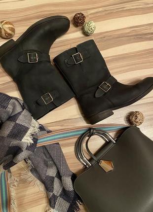 Чоботи,черевики в байкерському стилі,напівчоботи braska