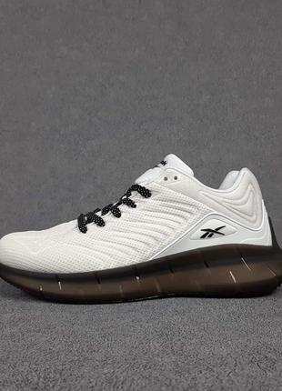 Кросівки чоловічі reebok zig kinetica (білі, чорні)