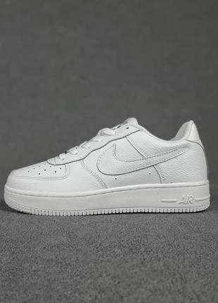 Женские кроссовки nike air force af 1 (белые)