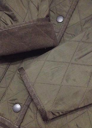 Куртка деми на флисе barbour,6-7л 4