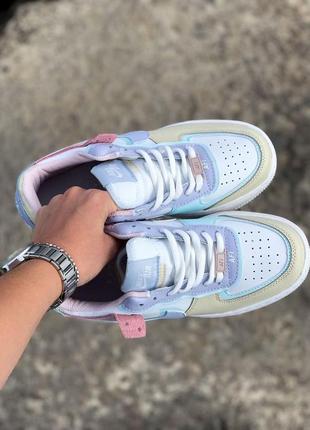 Кроссовки nike air force 1 shadow pastel кожаные наложенный платеж3 фото