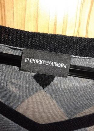 Стильный реглан от emporio armani 100% оригинал,лён,р.l-xl3 фото