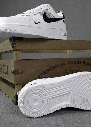 Чоловічі кросівки nike air force 1 lv8 низькі білі знижка sale / чоловічі кросівки найк3 фото