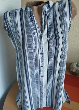 Блузка в полоску,блуза р.44-46 (м)1 фото