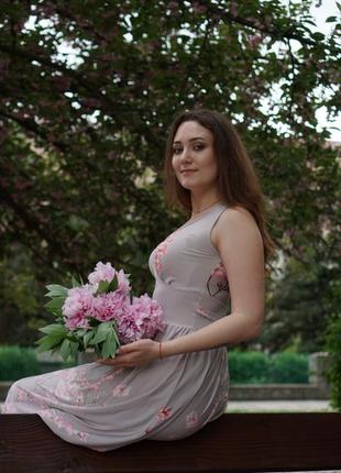 Сукня в квітковий принт3 фото