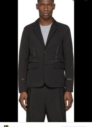 Піджак oamc black technical tape blazer