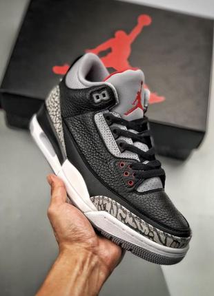 Jordan 3 "black cement"