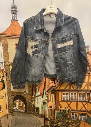 Турецкий джинсовый пиджак, 10-12 лет.2 фото